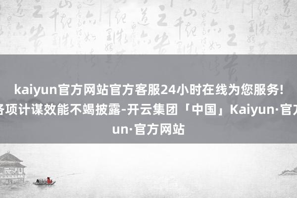 kaiyun官方网站官方客服24小时在线为您服务!跟着各项计谋效能不竭披露-开云集团「中国」Kaiyun·官方网站