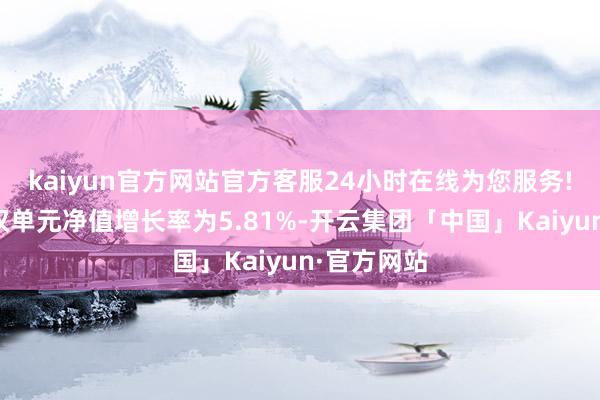 kaiyun官方网站官方客服24小时在线为您服务!近一年复权单元净值增长率为5.81%-开云集团「中国」Kaiyun·官方网站